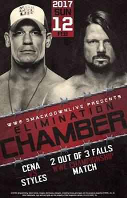 WWE Elimination Chamber 2017 PPV HDTV Sunday 12th Feb 2017 Full Movie